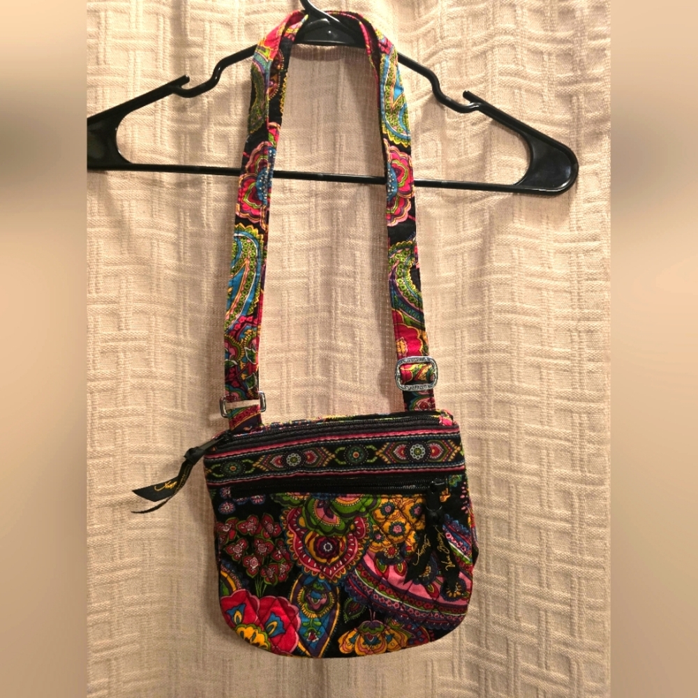 Vera Bradley Symphony in Hue double zip hipster shoulder bag
